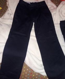 2 pair Boys 7 Tommy Hilfiger Navy Uniform Pants